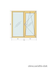 Окно на кухню Rehau